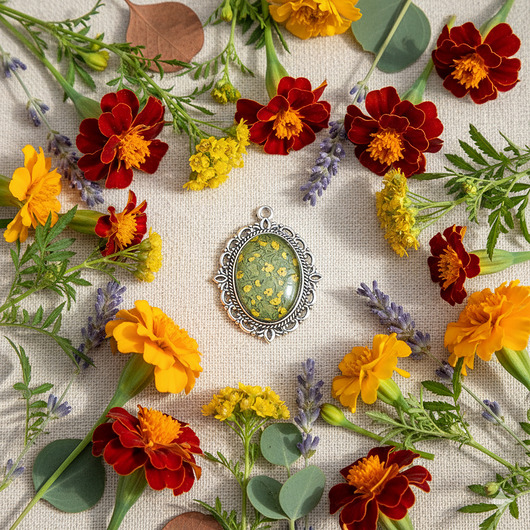 wisiory 6850 Kawałek Łąki Zawsze Przy Tobie: Wisiorek "Słoneczna Łąka"!