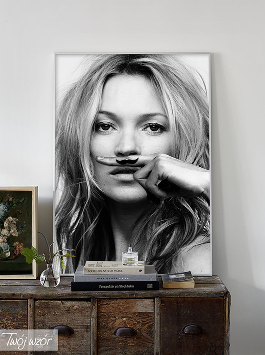 Plakat lub obraz na płótnie -  Kate Moss  Dekoracje PATKA Patrycja Kita