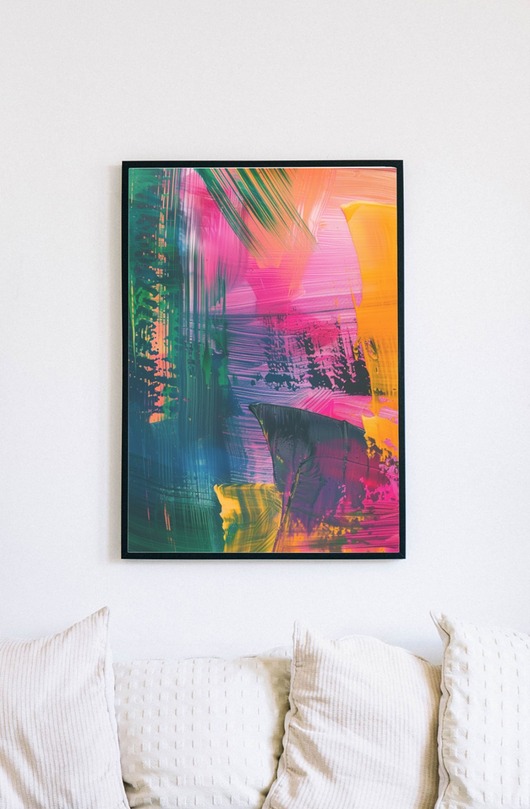 plakaty Plakat - Abstract brush 3