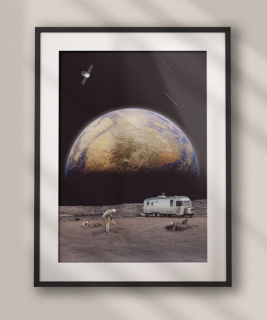 plakaty Plakat Z Archiwum Outsidera - Kolaż Fine Art - Dekoracja Ścienna Do Salonu