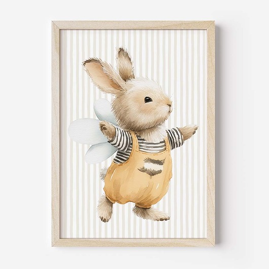 obrazy i plakaty do pokoju dziecięcego Plakat Na Ścianę Dla Dzieci Pszczółkowi Przyjaciele nr. 7