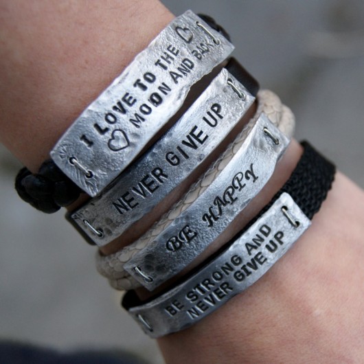 Alus - bransoletka personalizowana warkocz  SHEandHE