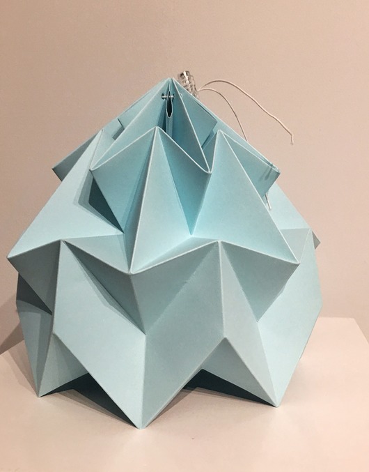lampy wiszące Abażur klosz Origami Biały origamilamp papier