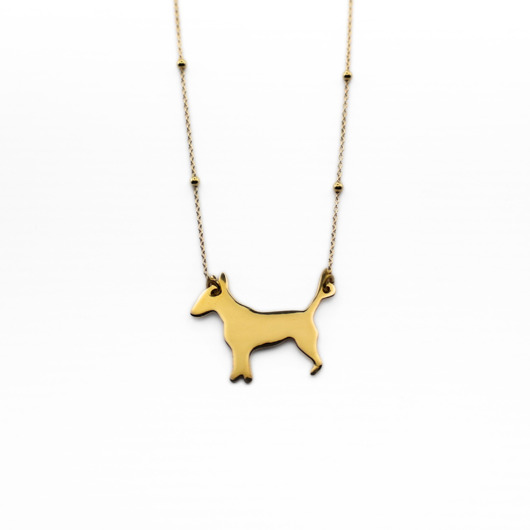 złote naszyjniki Naszyjnik "Bulterier" złoty