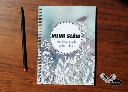 notatniki i albumy Kilka słów, piękny notatnik Sloshe