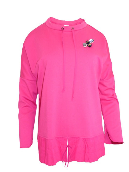 bluza bez kaptura damska Bluza z cienkiej dzianiny