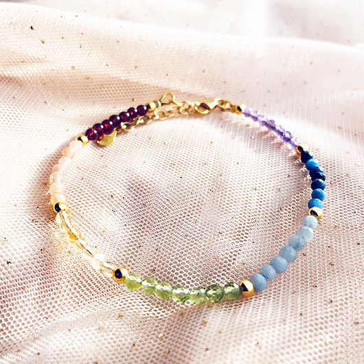 bransoletki z kamieni naturalnych Bransoletka CZAKRA, bransoletka czakralna Yoga