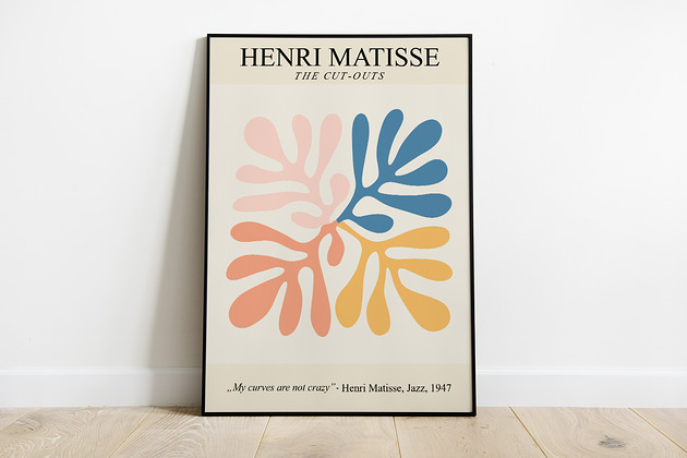 Henri Matisse, grafika modern, inspiracja Pas De LArt