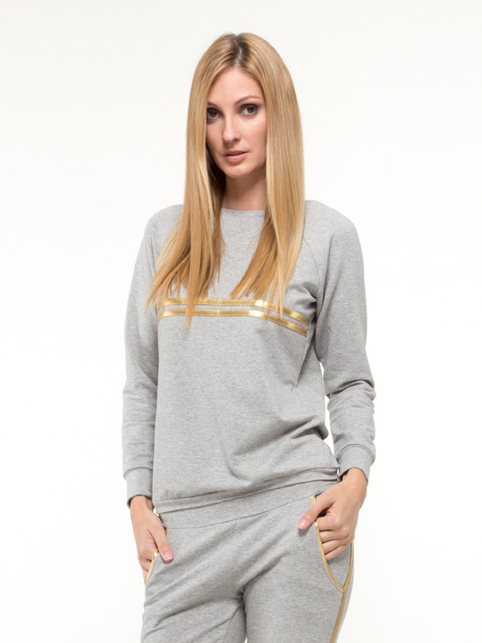 Bluza szara YY700156_RAL7030_1021  YULIYA BABICH