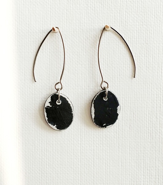 kolczyki ceramiczne Kolczyki ceramiczne długie Wabi sabi Style #2