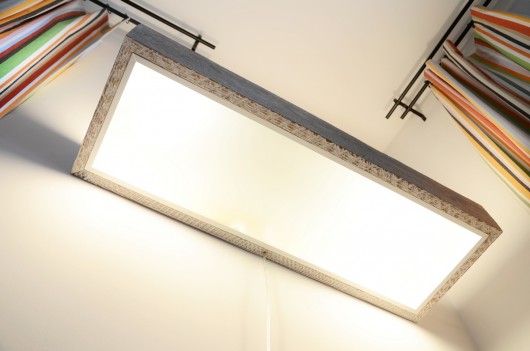 Lampa/Półka, Loft Vintage Stare Drewno 100/25 cm GMO Design