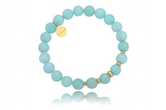 BRANSOLETKA kwarc + srebro 925 pozłacane G24b Coccola JEWELLERY