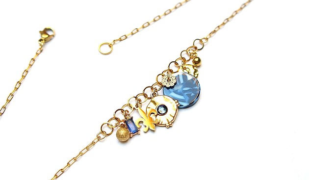 chokery Alloys Collection - Zebra blue - naszyjnik /07.11.25/