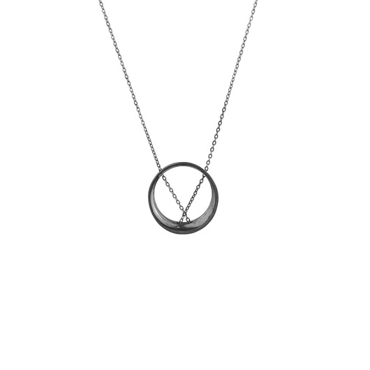 wisiory MINIMAL necklace / black silver