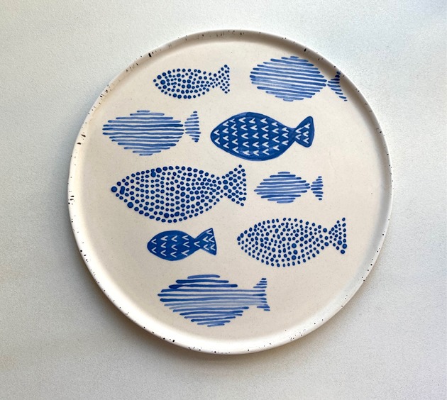 Talerzyk Rybki Misa Pracownia Ceramiczna