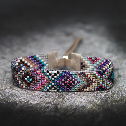 Leova - Bransoletka etniczna - beading Djenka