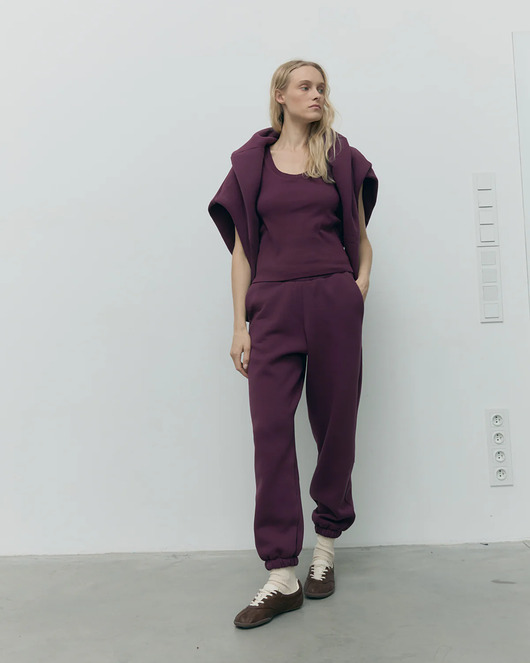 topy damskie Bokserka Soma mauve wine