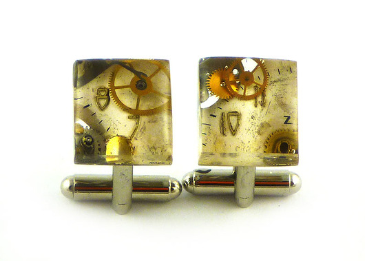 Spinki do mankietów steampunk Scradeus