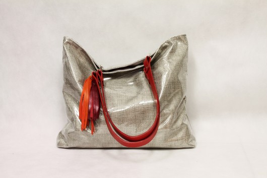 Waterproof Silver Shopper MAY