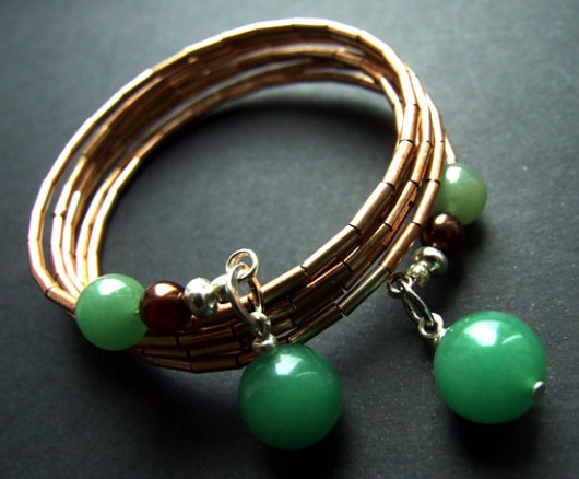 Gold and green - bransoletka Buy or Die