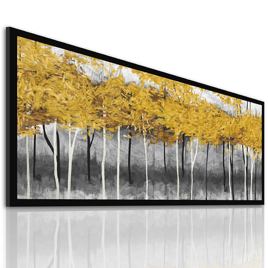 Obraz na płotnie JESIENNY PEJZAŻ- 150x60cm 449 NOWdeco
