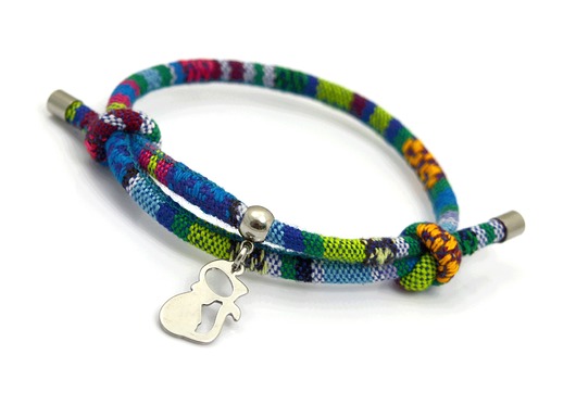 bransoletka BOHO REGULOWANA AZTEQ Z KOTEM Beezoo