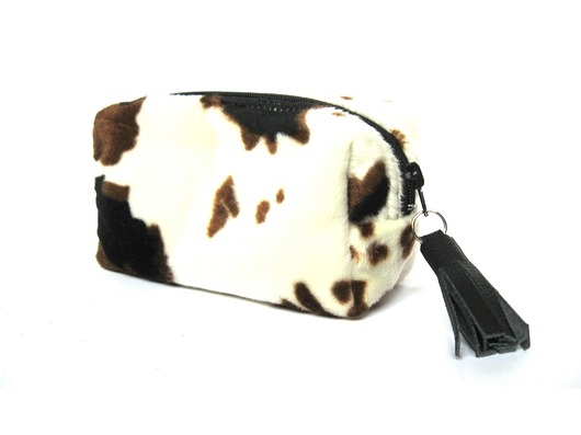 Country Pouch - skóra i futro sabi tatka