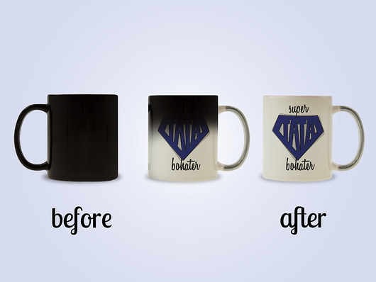 Kubek magiczny z nadrukiem dla taty (Dzień Ojca) AllbagAllprints