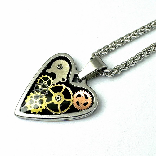 wisiory WISIOR Serce drobinki czasu - czarny III