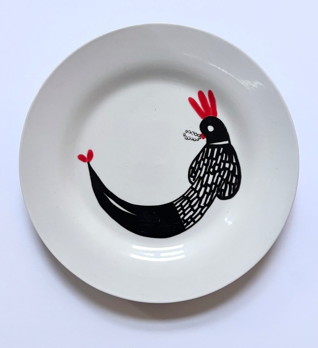 Ozdoby na ścianę Sroczka złodziejka