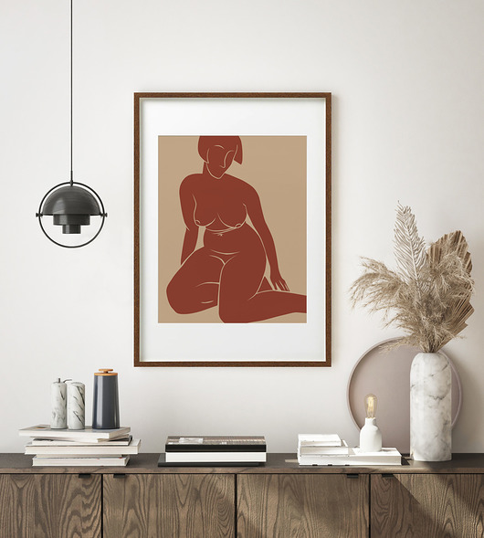 Plakat / Grafika "Akt 1" 40x50 cm HUS