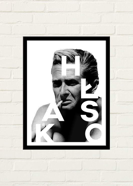 HŁASKO Plakat GAU Home