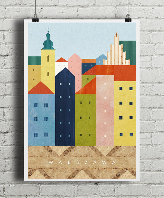 plakaty Plakat Warszawa - Stare Miasto