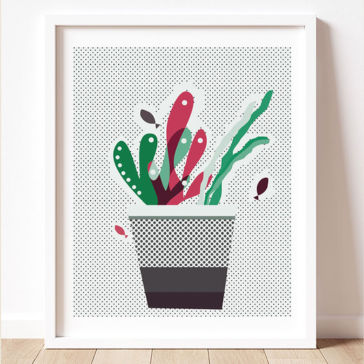 plakaty Plakat z motywami roślinnymi