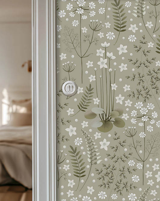 tapety i naklejki ścienne Tapeta roślinna