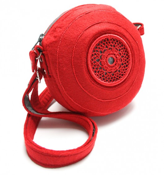 szydełkowa mini red karuzela  alter trendy mody