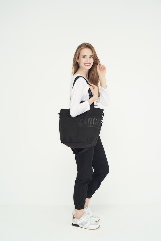 torby na ramię Torba small black z kieszeniami
