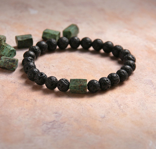 biżuteria męska Amulet ENERGIA - turkus afrykański