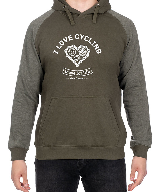 Bluza dwukolorowa. I love cycling studioixi