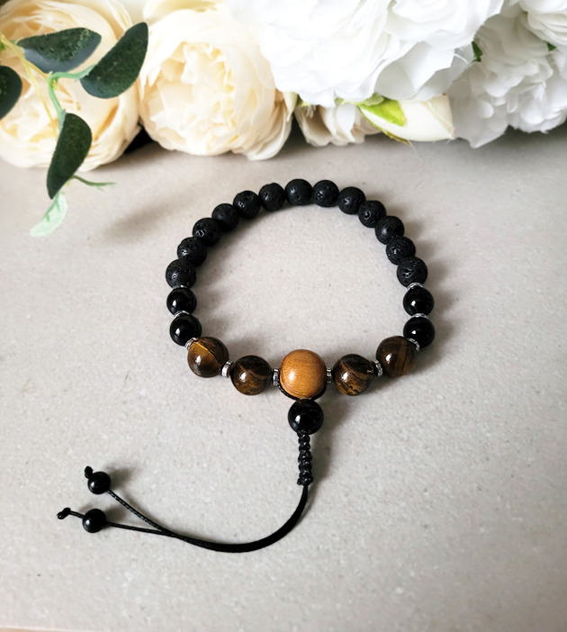 bransoletki z kamieni naturalnych Mala na rękę buddyjska