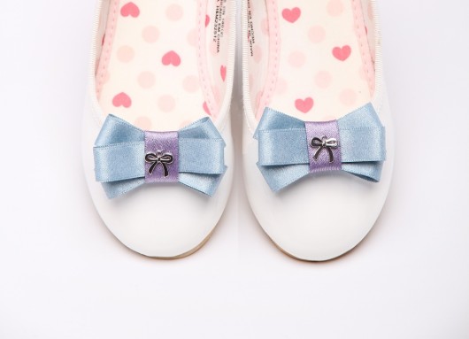 Tripple Bow - Blue - klipsy do butów HowDoILook