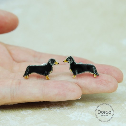 Jamniki mini pieski- ceramiczne sztyfty Dorca