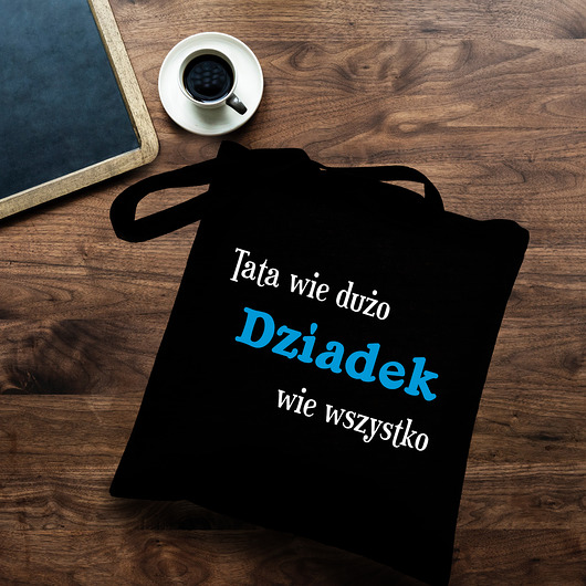 Torba bawełniana - Dziadek wie wszystko AllbagAllprints