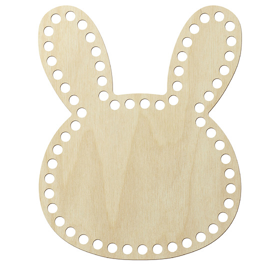 ozdoby wielkanocne Dno Wieczko Koszyka Wielkanocnego Drewniana Podstawa Baza do Szydełkowania