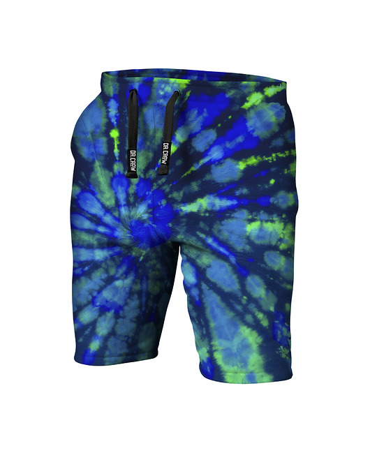 shorty dla dziewczynki Krótkie Spodenki Girl DR.CROW Tie Dye Blue