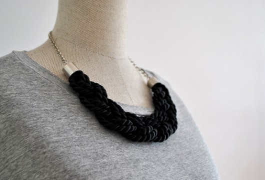 Czarny pleciony Karolina Perchacz Design
