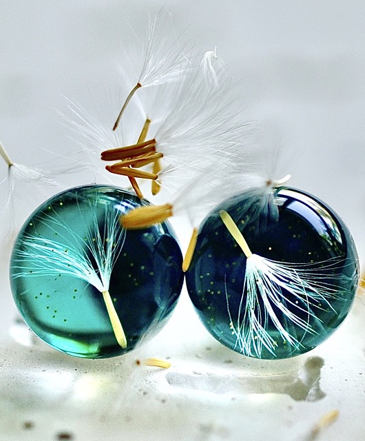 Kolczyki - sztyfty z dmuchawcem Grol Jewellery