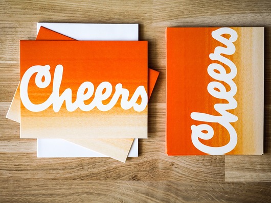 Kartki okolicznościowe typografia, 5 sztuk 71 Prints