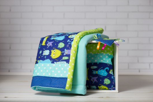 Lekki kocyk i podusia Bawełna Polarek GRATIS LalaShop