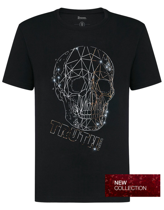T-shirt 2REBEL męski "TRUTH" Via dei Sarti studio